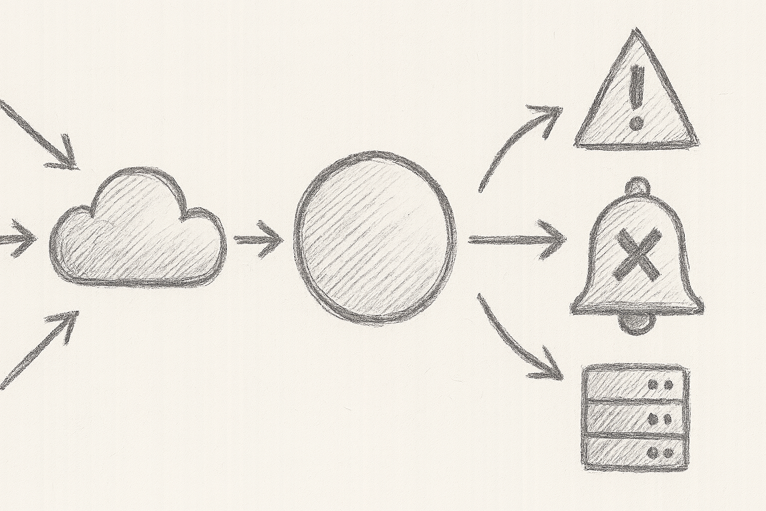Diagram illustrating machine-learning-powered anomaly detection workflow and alert reduction