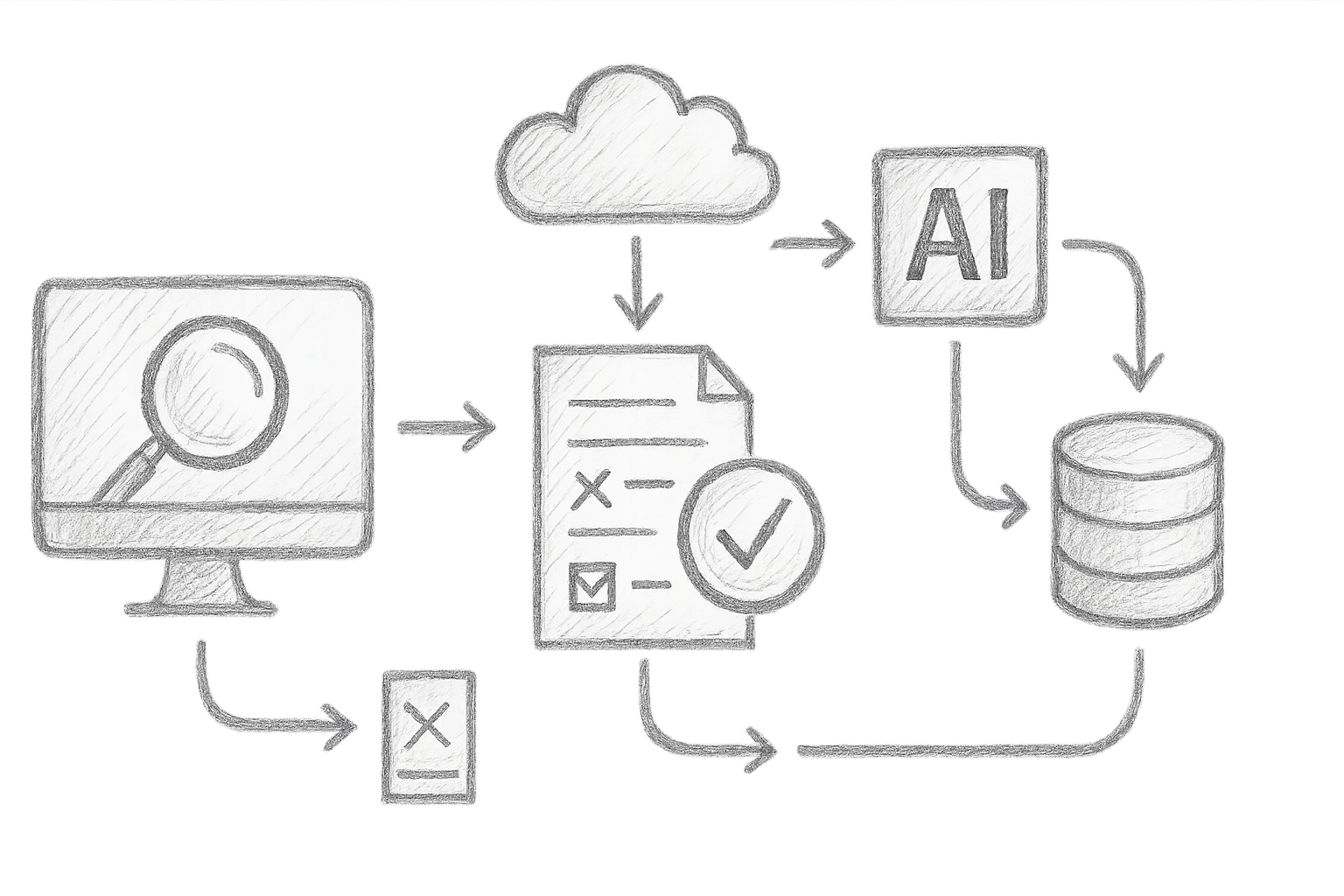Illustration of AI-powered DAST scanning workflow with proof-based validation milestones highlighted