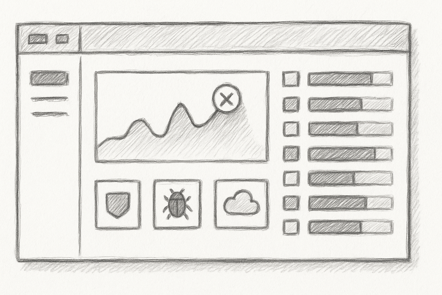 Enterprise endpoint protection dashboard screenshot illustrating real-time threat detection